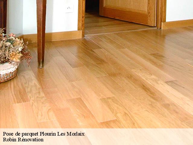 Pose de parquet plourin-les-morlaix-29600 Robin Rénovation