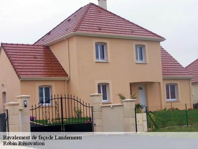 Ravalement de façade  landerneau-29800 Robin Rénovation