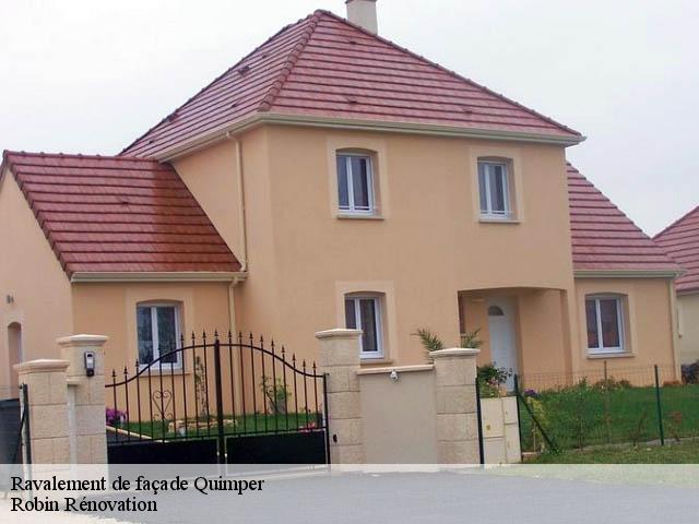 Ravalement de façade quimper-29000 Robin Rénovation