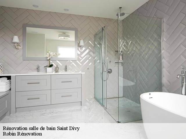 Rénovation salle de bain  saint-divy-29800 Robin Rénovation